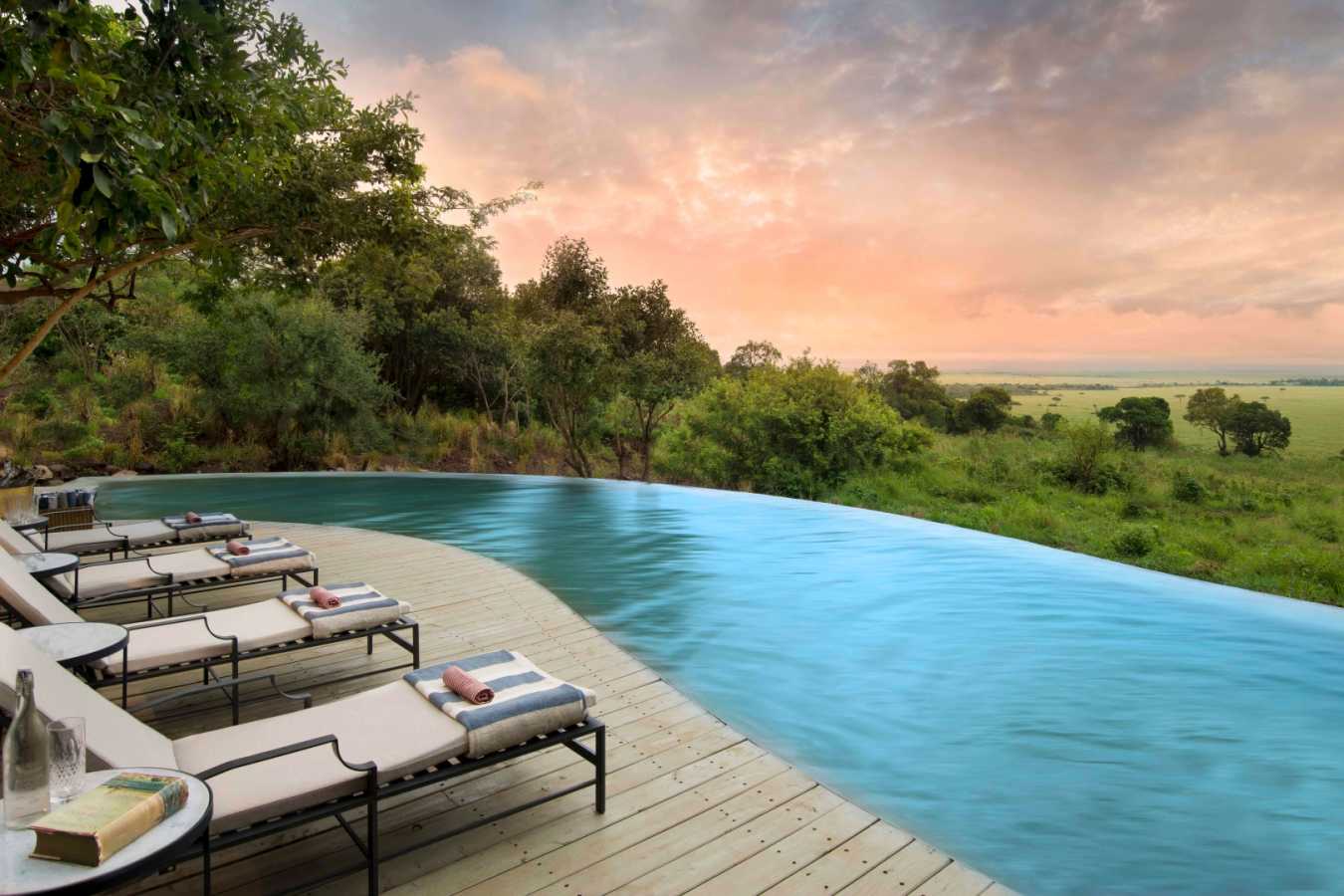 Swimming pool - Bateleur Camp at Kichwa Tembo