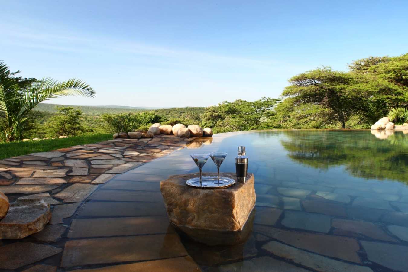 Swimming pool - Cottar's 1920 Safari Camp