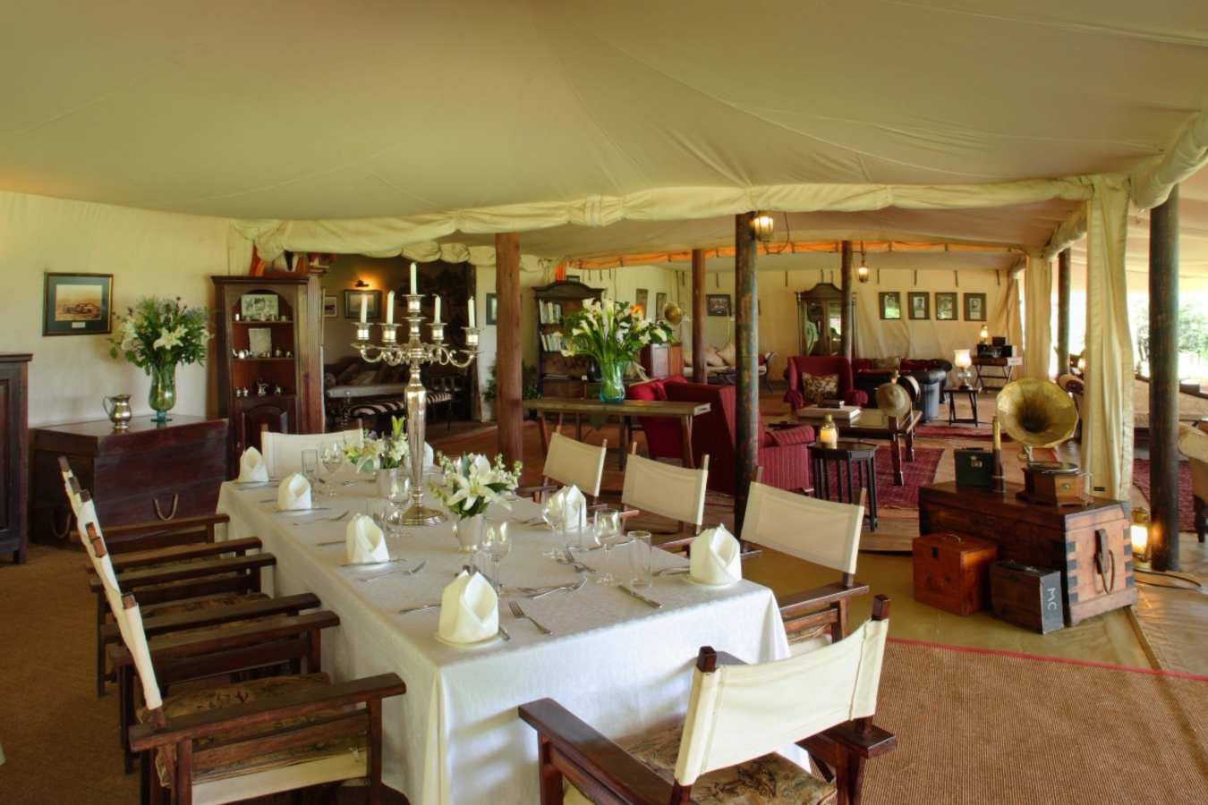 Mess tent - Cottar's 1920 Safari Camp