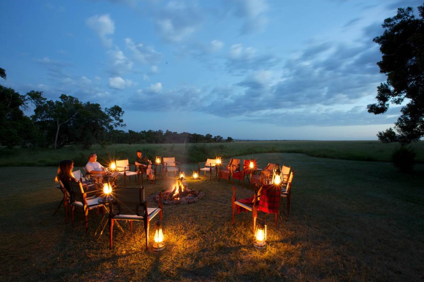 Round the campfire - Elephant Pepper Camp