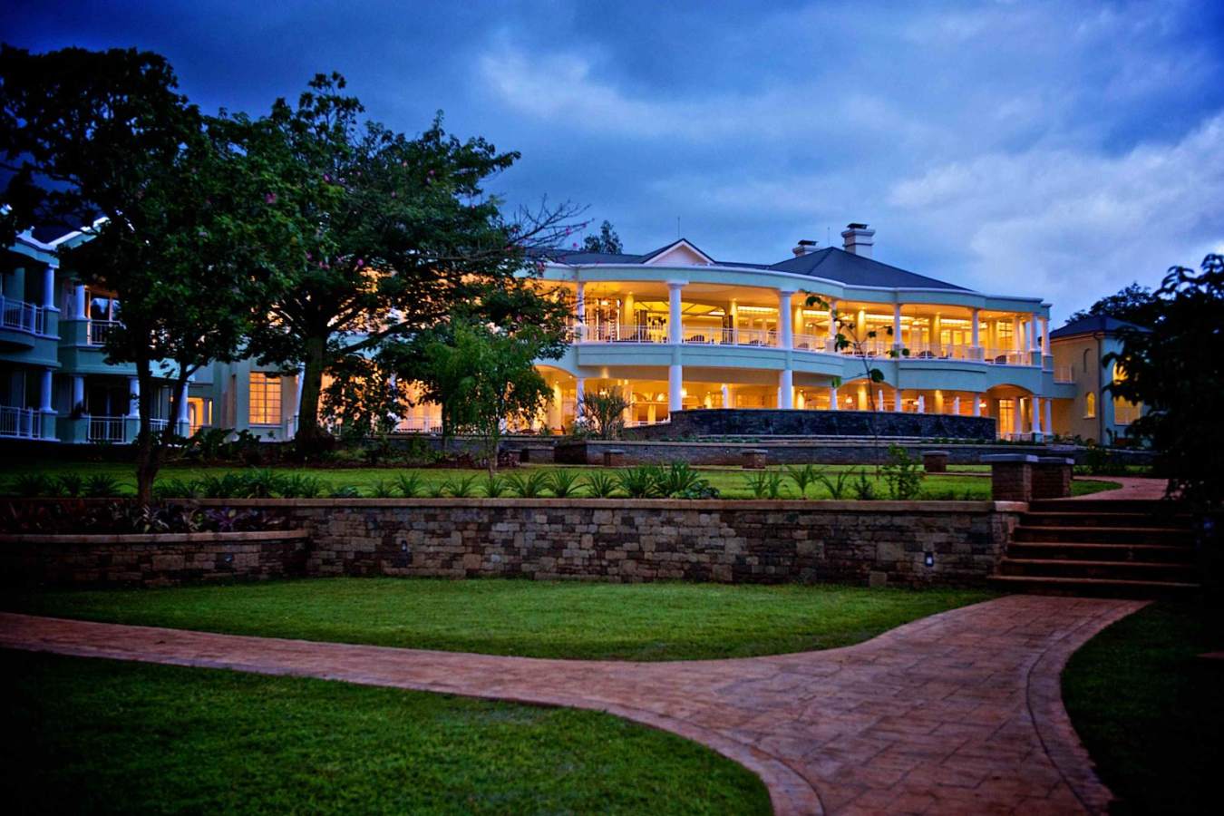 Hotel exterior at night - Hemingways Nairobi