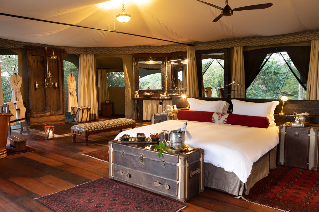 Tented suite