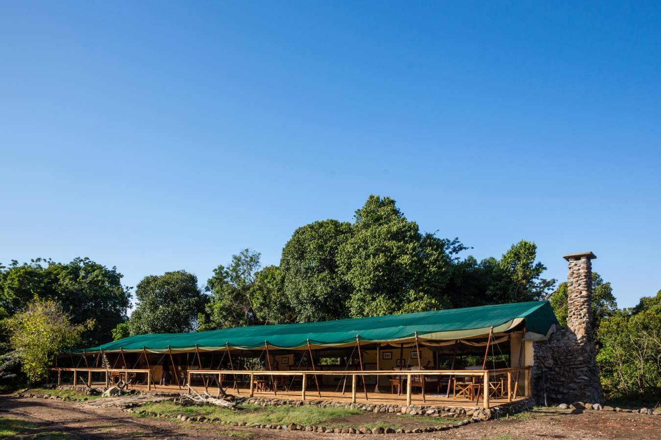 Main Area Exterior - Offbeat Mara Camp
