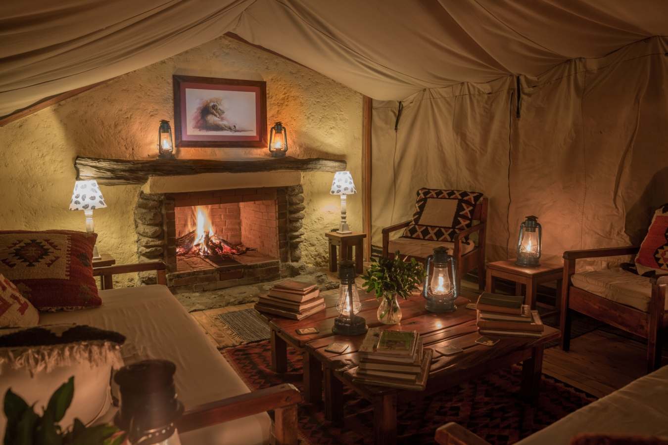 Lounge Area - Offbeat Mara Camp