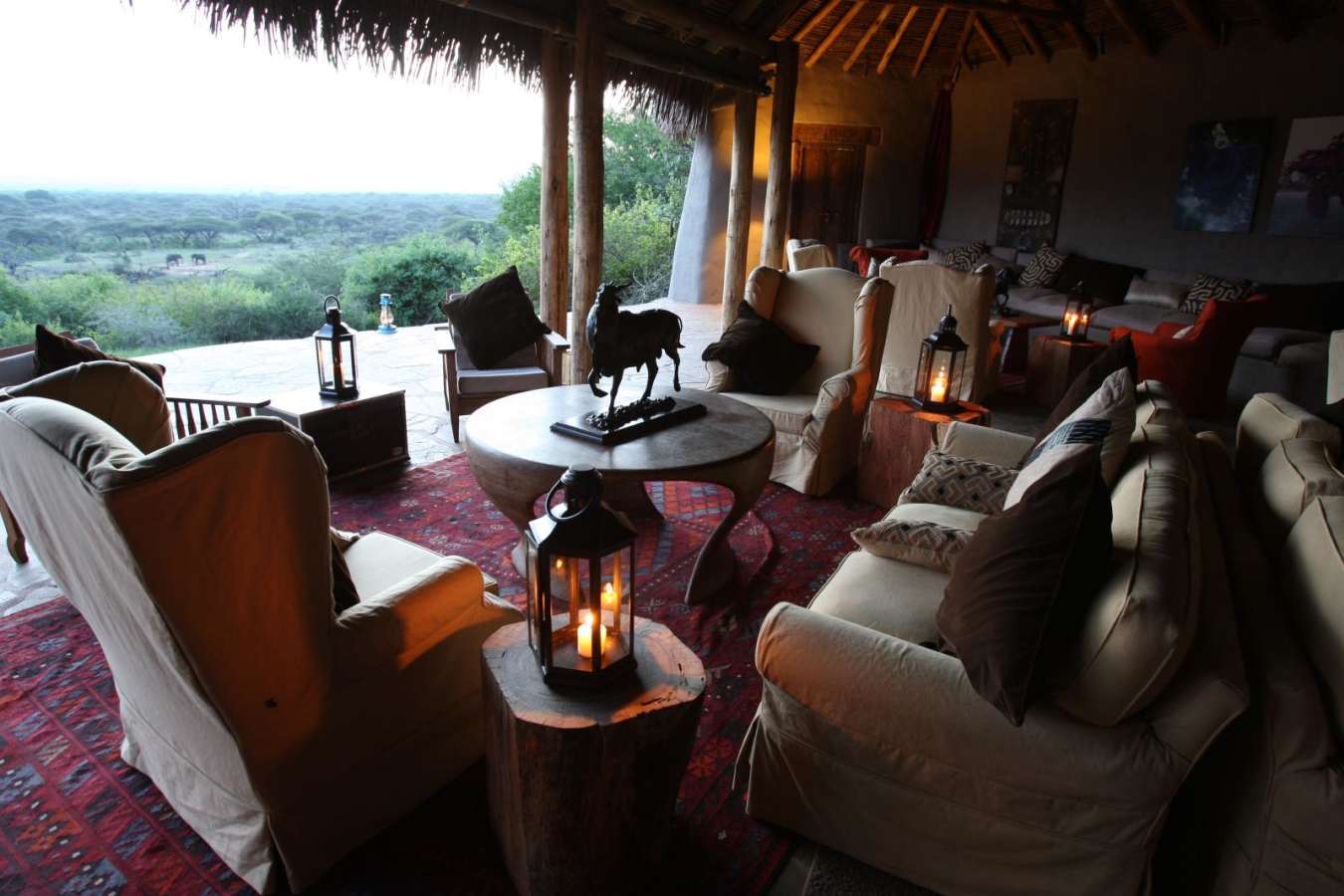 Living Area - Ol Donyo Lodge