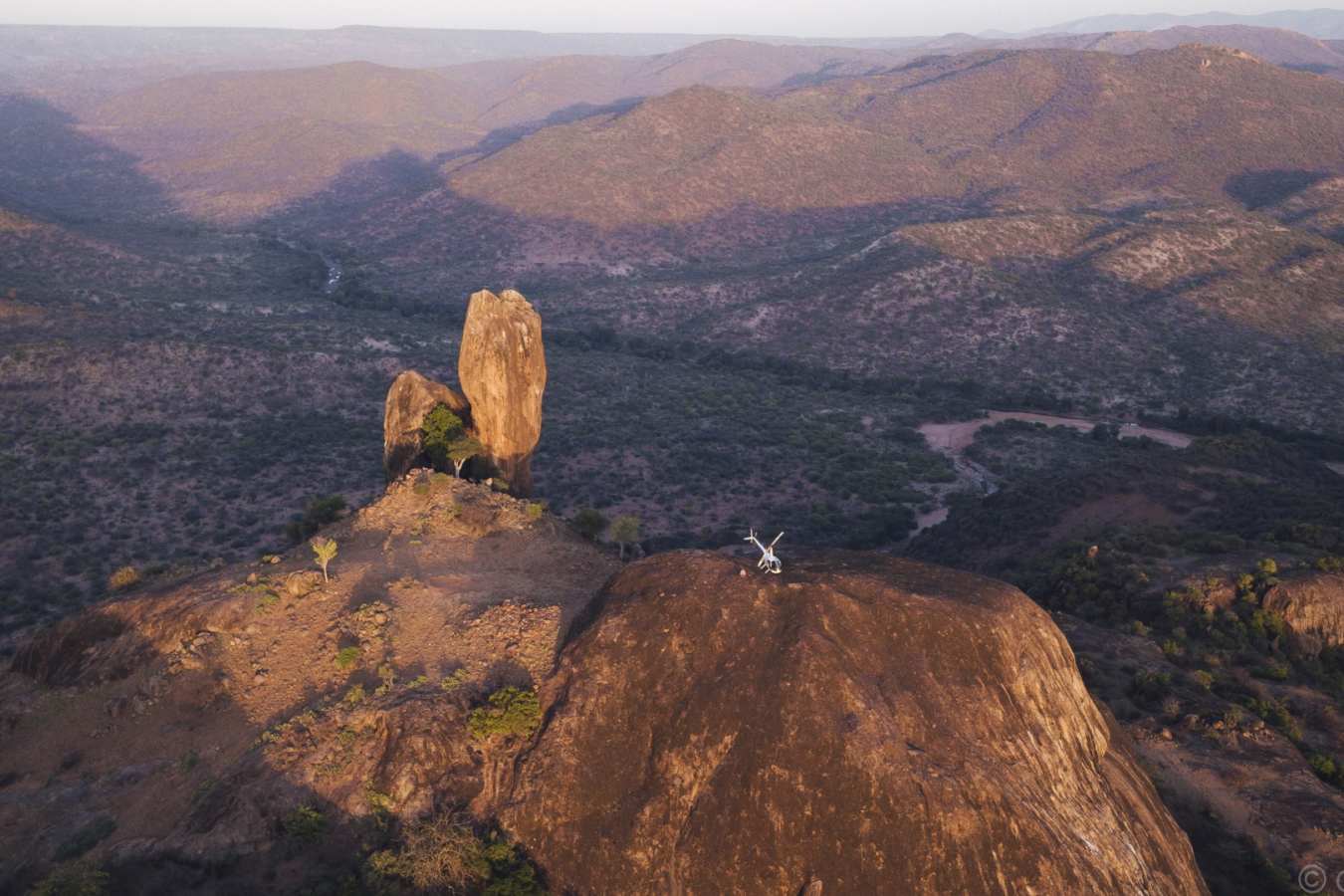 Helicopter ride - Ol Malo