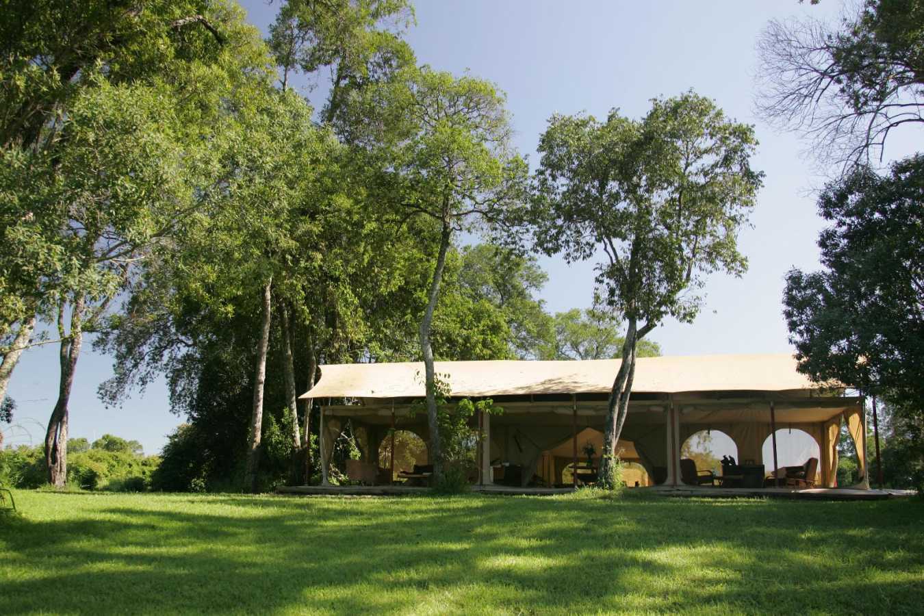 The mess tent - Rekero Camp