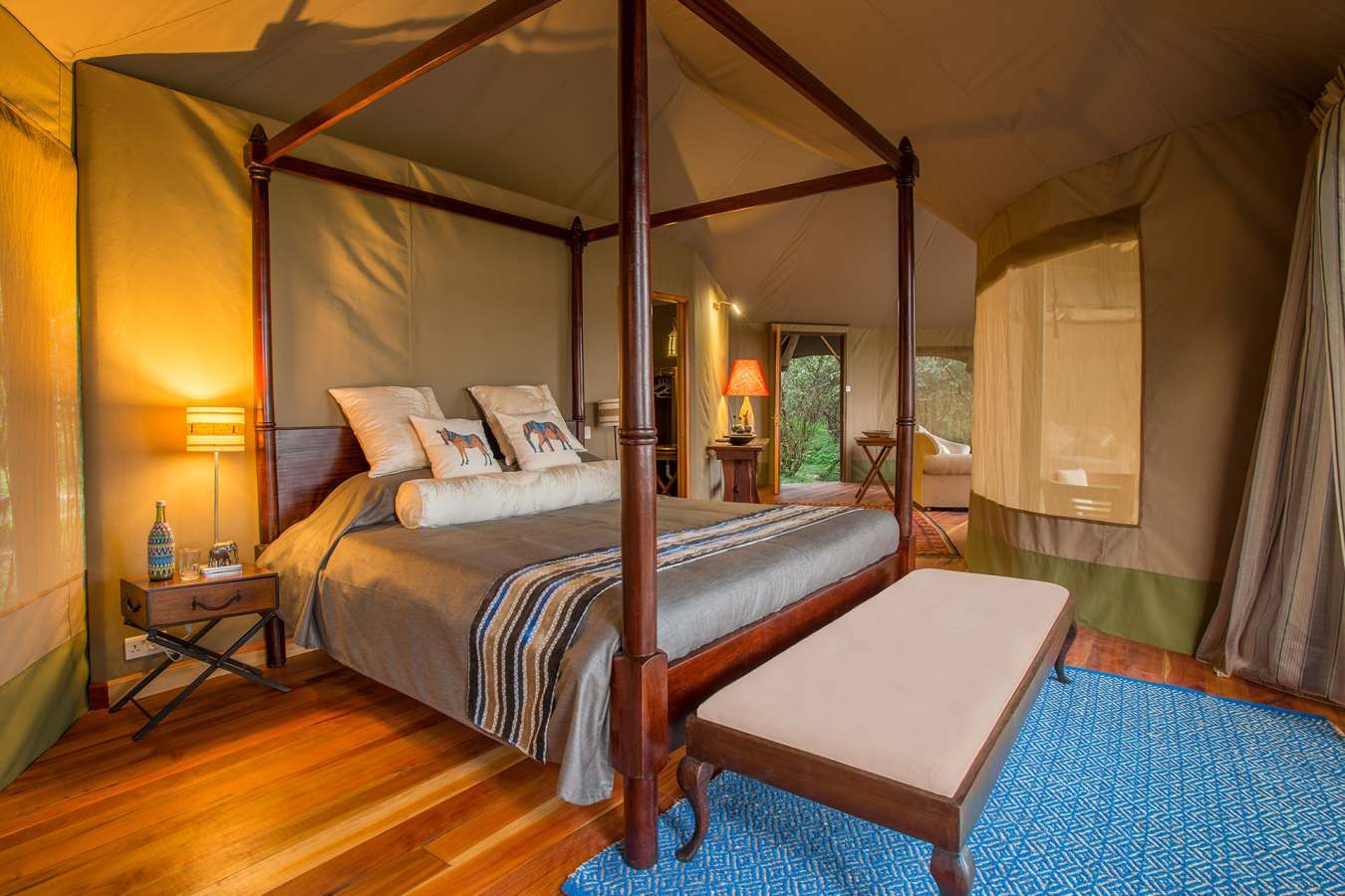 Tent interior - Sala's Camp