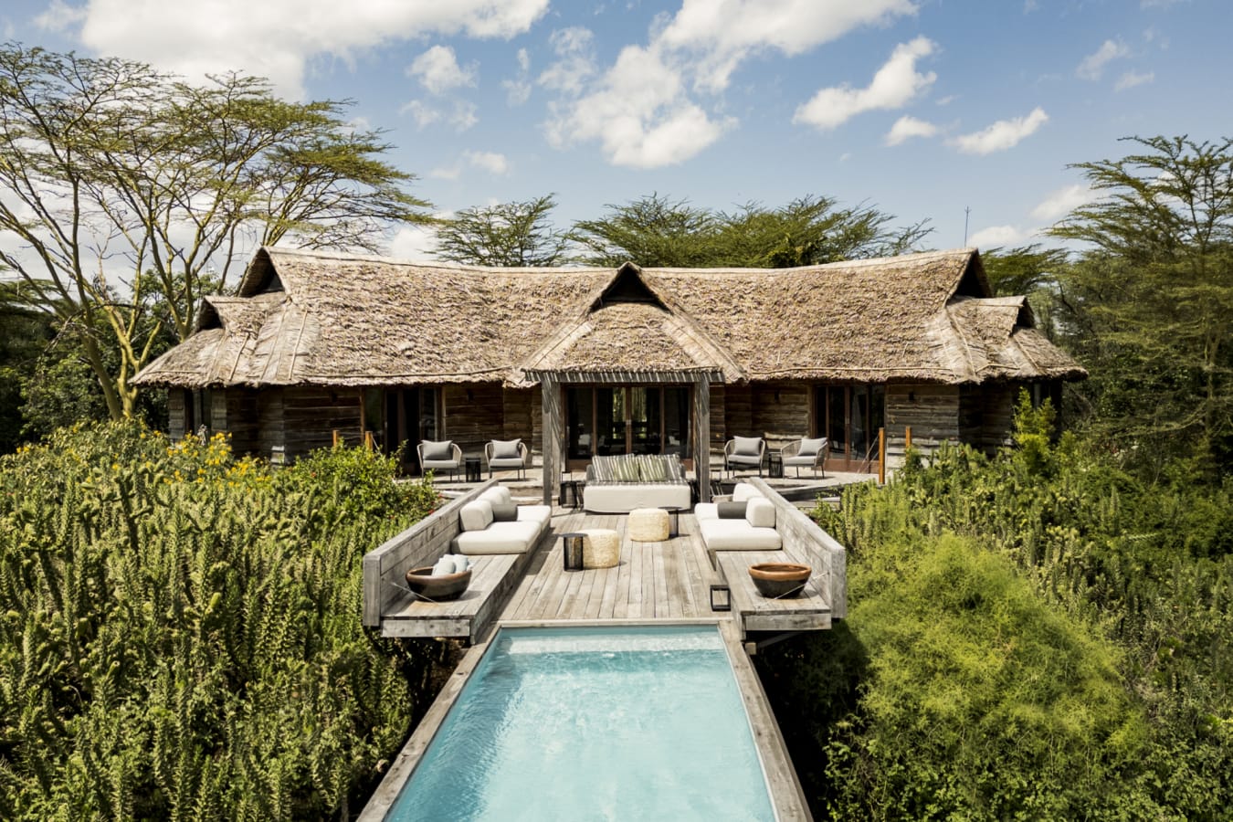 Front View Villa  