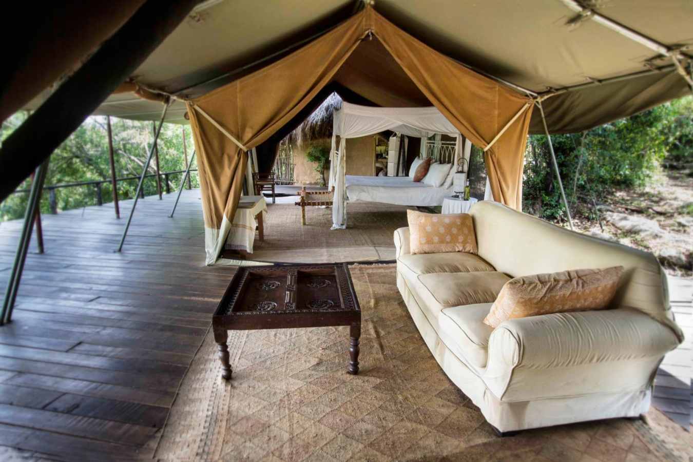 The family tent at Serian - Serian Camp