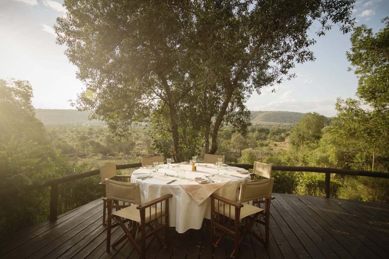 Outside dining