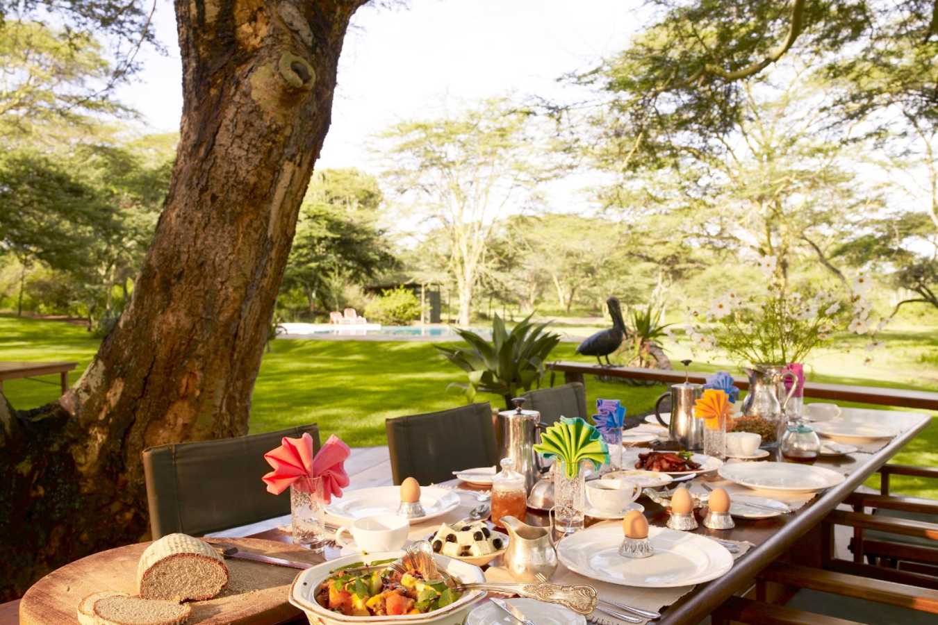 Lunch in the garden - Sirikoi