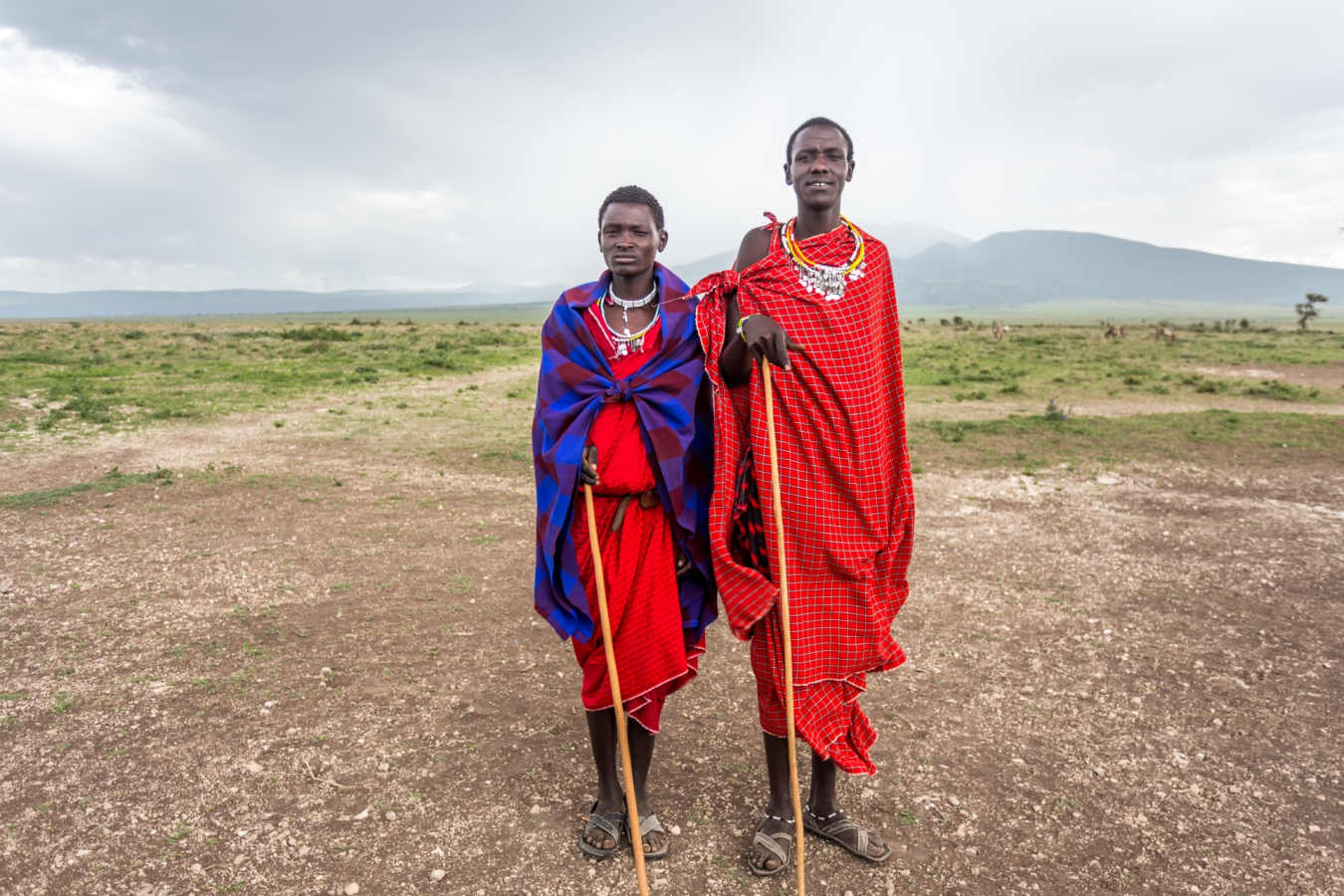 Maasai men