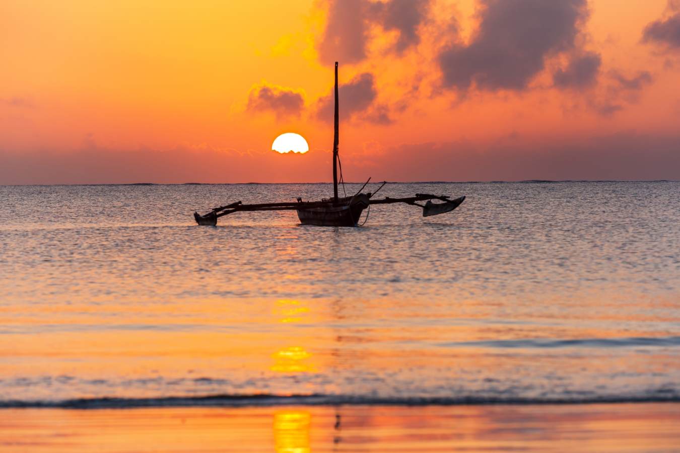 Sunset on the coast