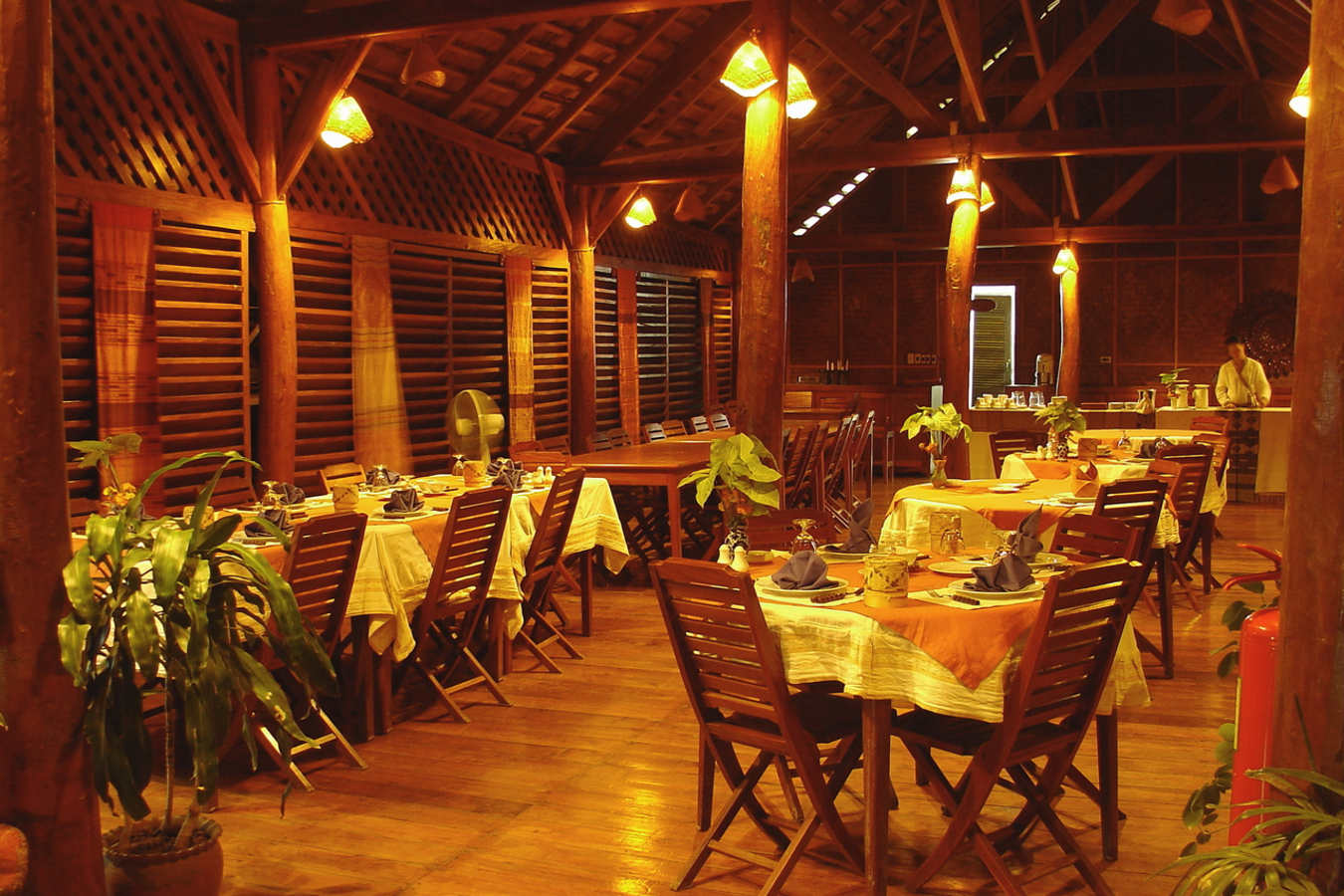 Dinner at the Luang Say Lodge - Luang Say Cruise