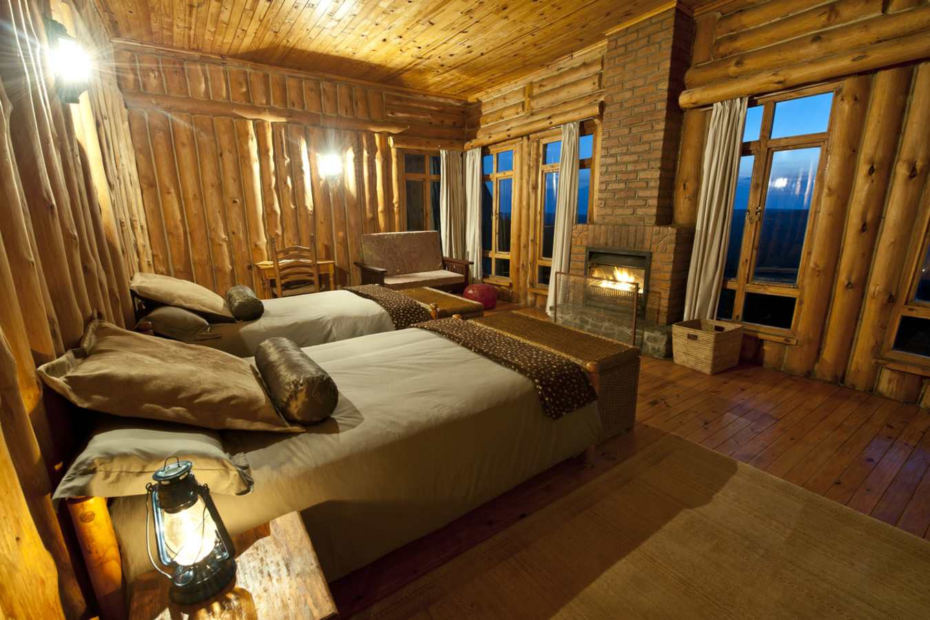 Inside a chalet - Chelinda Lodge