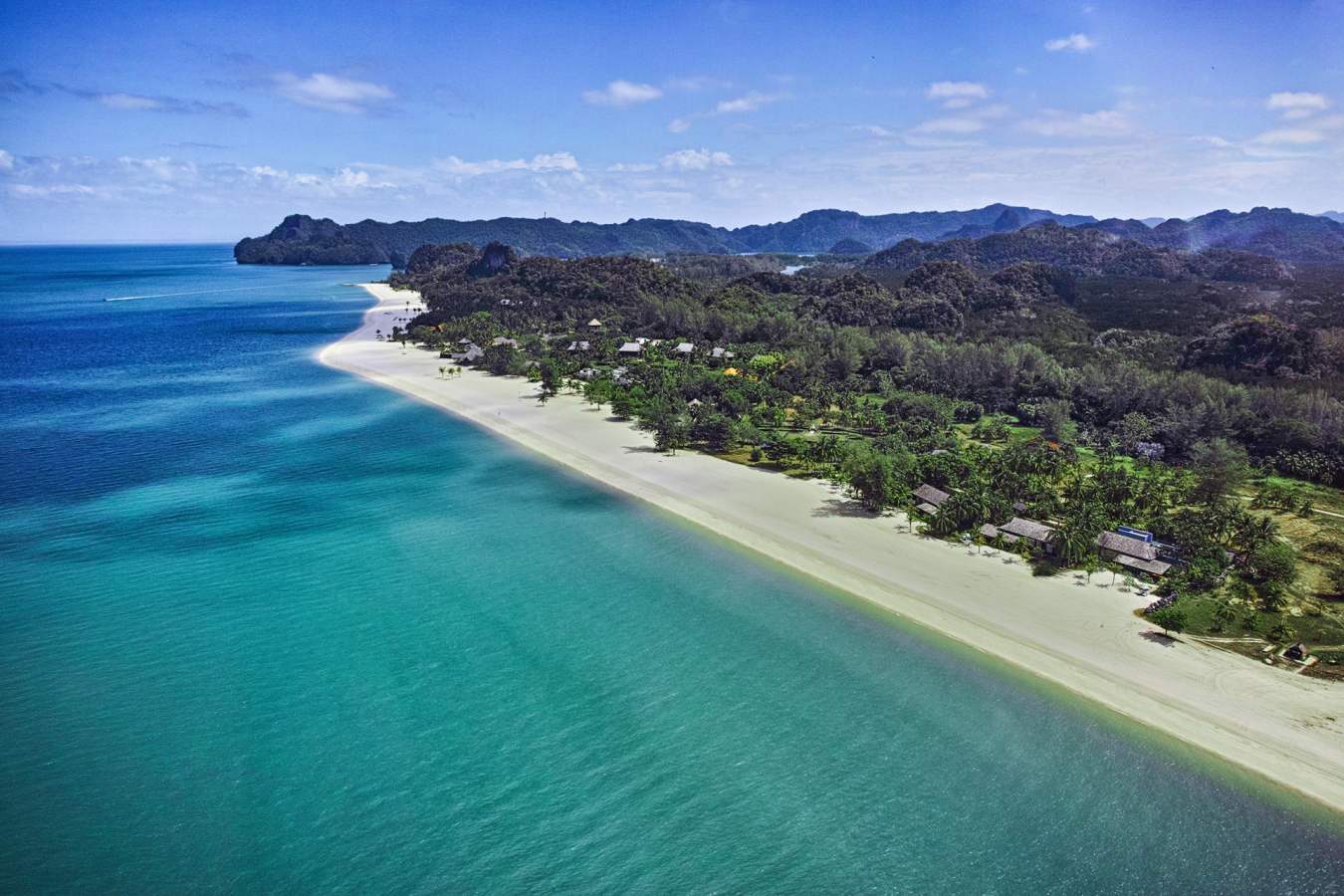 Aerial shot - Four Seasons Resort Langkawi