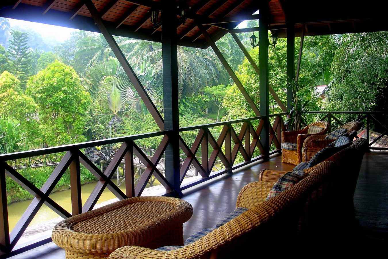 Jungle views from the sitting room - Sepilok Nature Resort