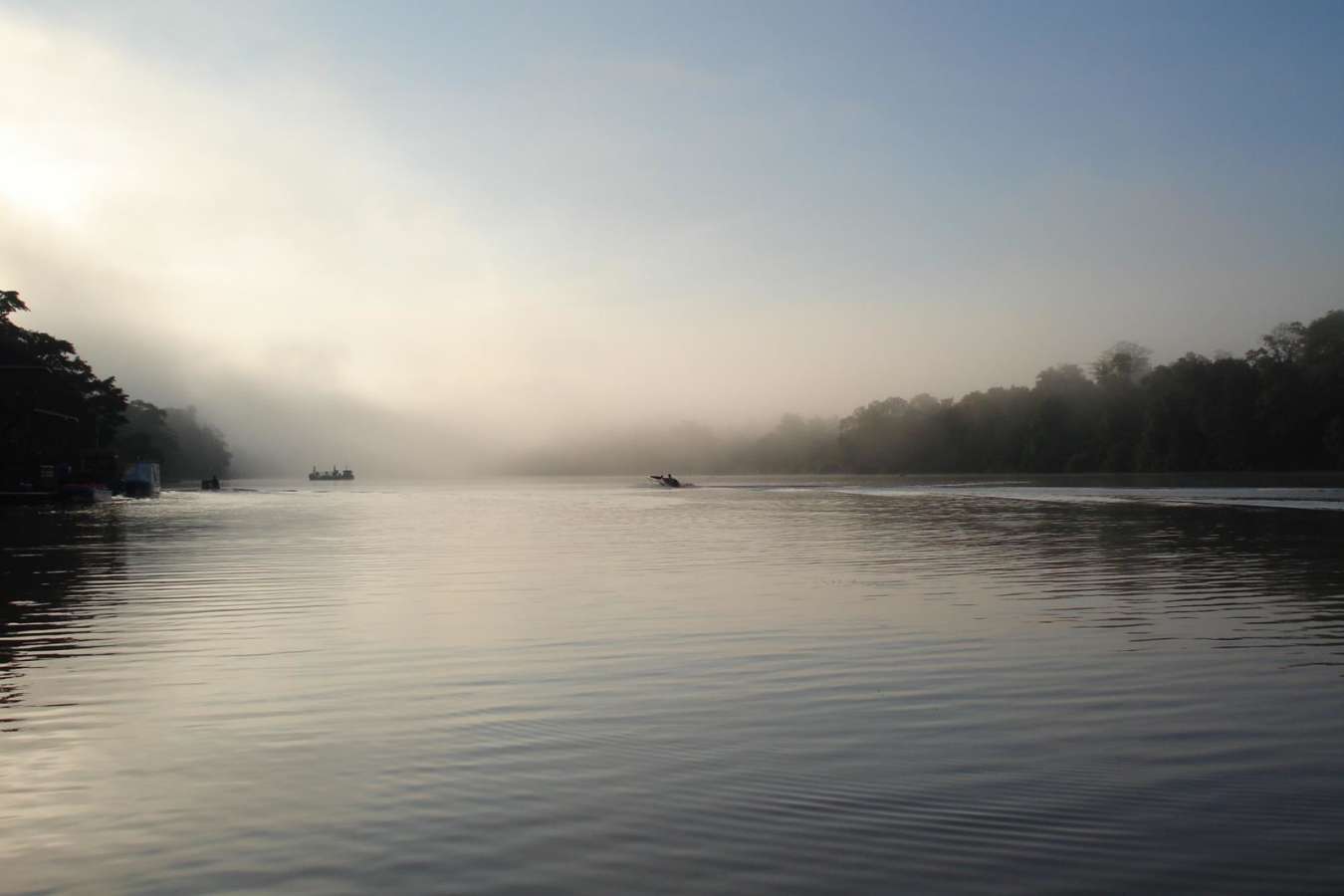 Dawn on the Kinabatangan River - Sukau Rainforest Lodge