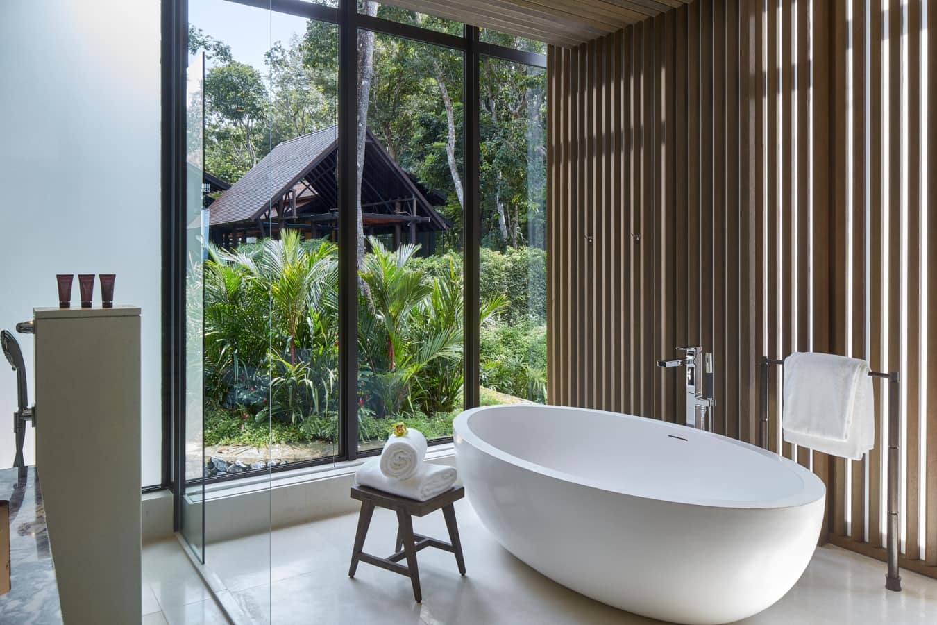Rainforest Deluxe Bathroom - The Ritz Carlton Langkawi