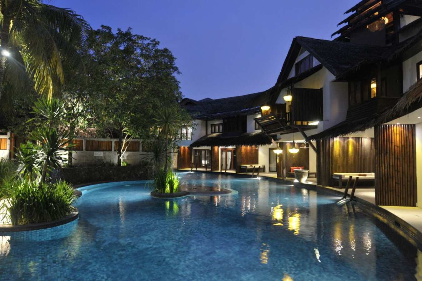 Pool at Night - Villa Samadhi