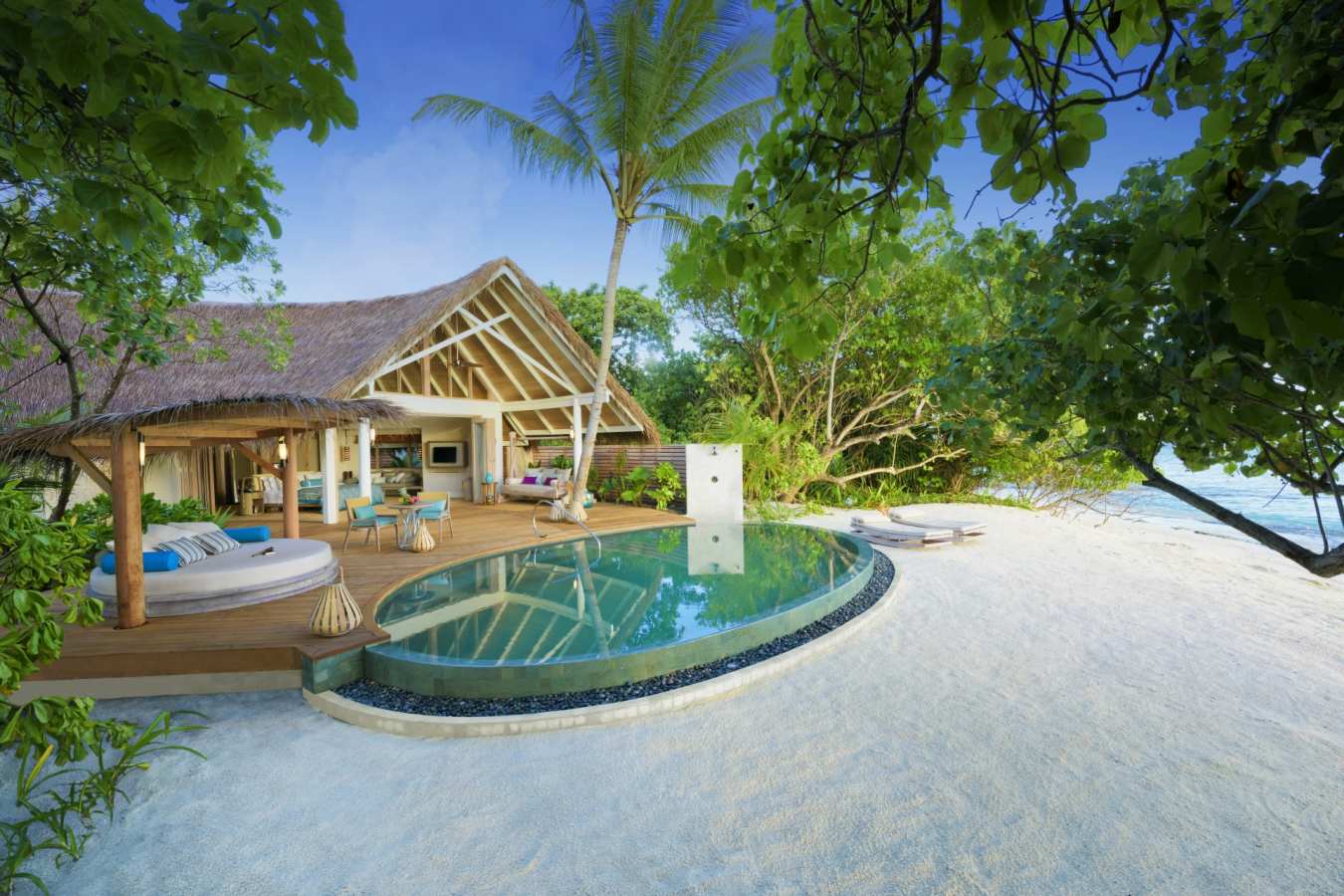 Beach Pool Villa Exterior - Milaidhoo