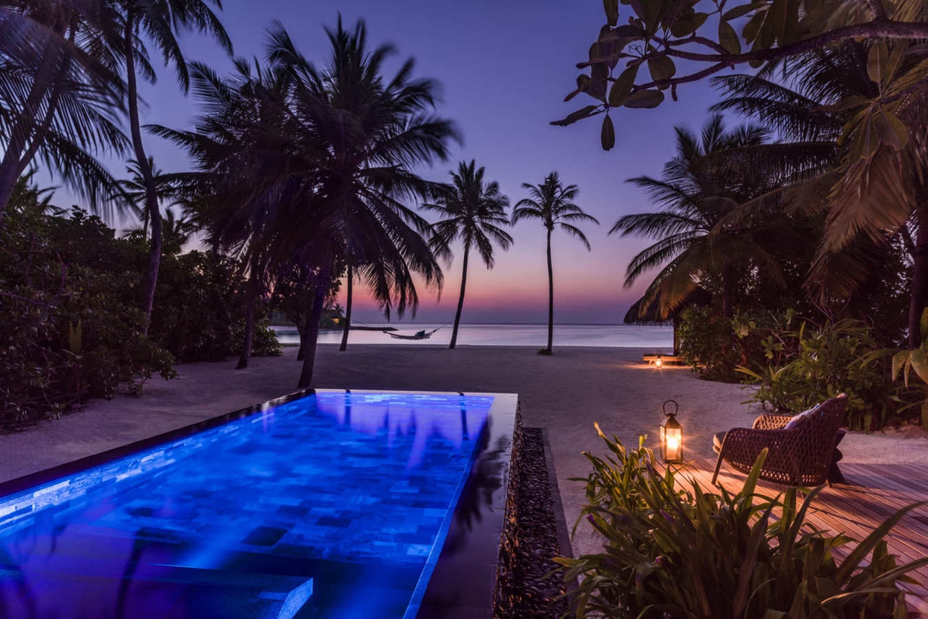 Beach Villa with Pool Outdoor Deck - One&Only Maldives At Reethi Rah Island