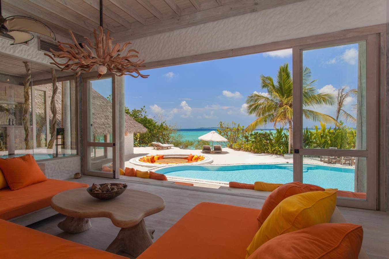Villa One lounge  - Soneva Fushi
