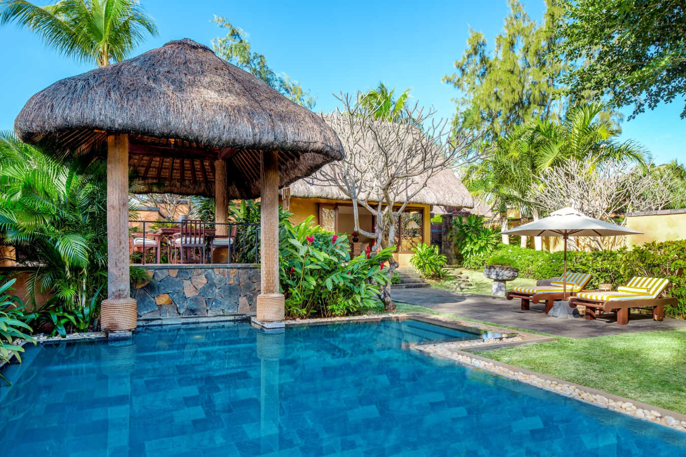 Luxury Villa Pool - The Oberoi Mauritius
