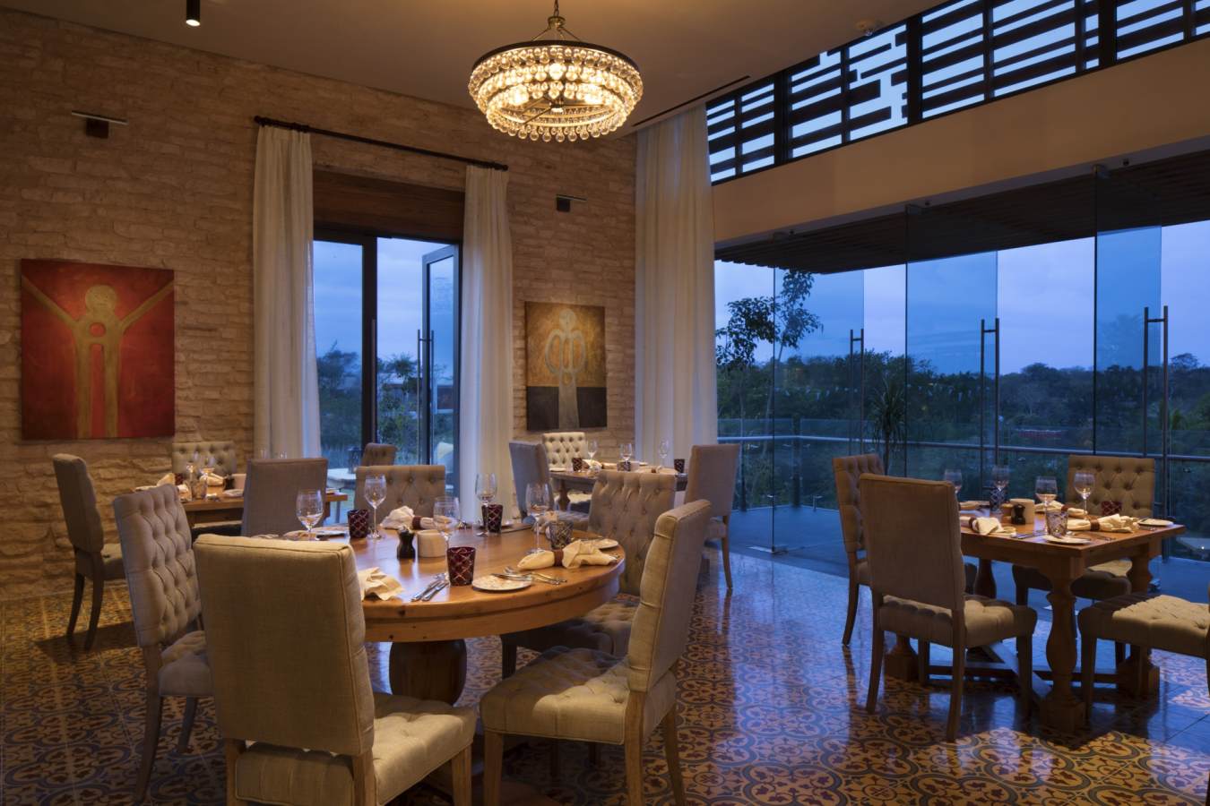 Casa Amate at night - Andaz Mayakoba Resort Riviera Maya