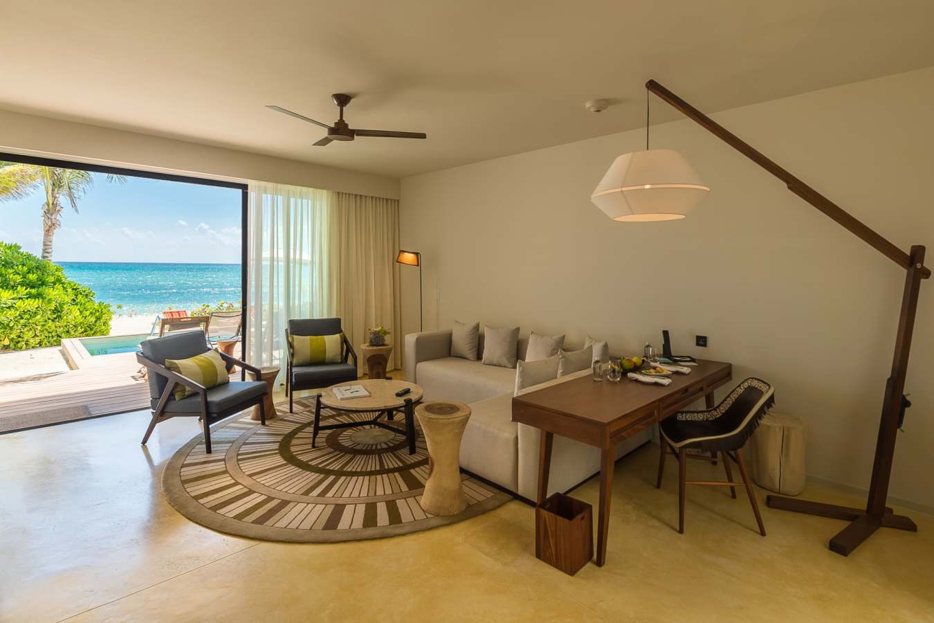 Bilevel Suite living room - Andaz Mayakoba Resort Riviera Maya