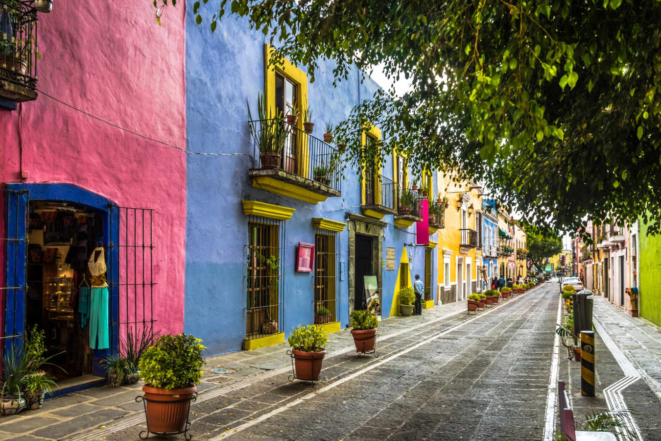 Traditional Puebla Street