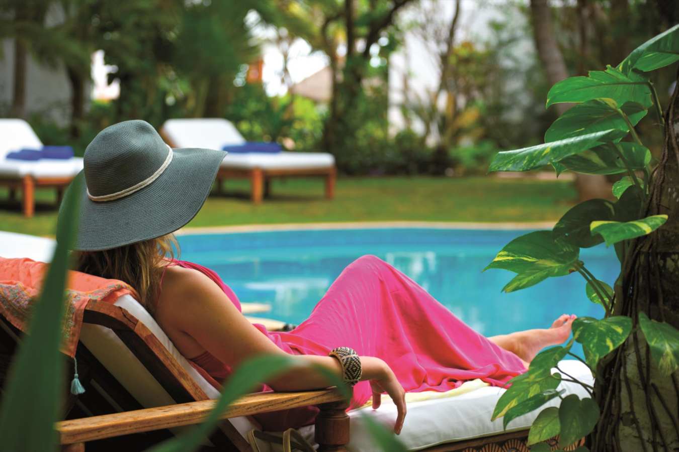Poolside lounging   - Belmond Maroma Resort & Spa