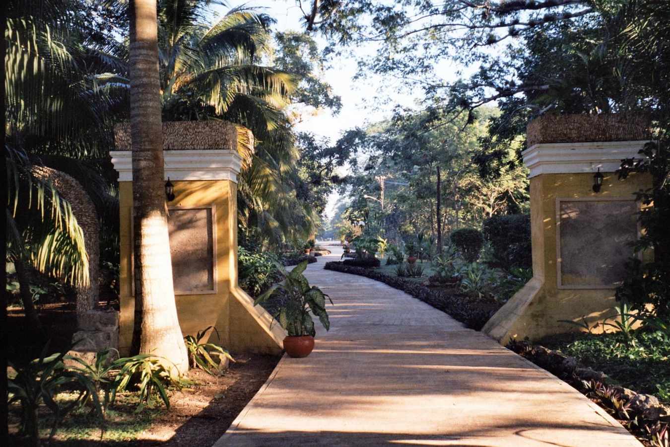 Entrance gates - Hacienda Chichen