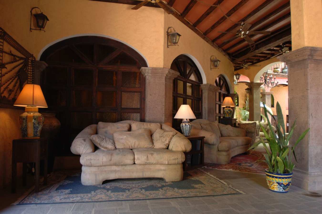 Sitting Area - Posada de las Flores Loreto