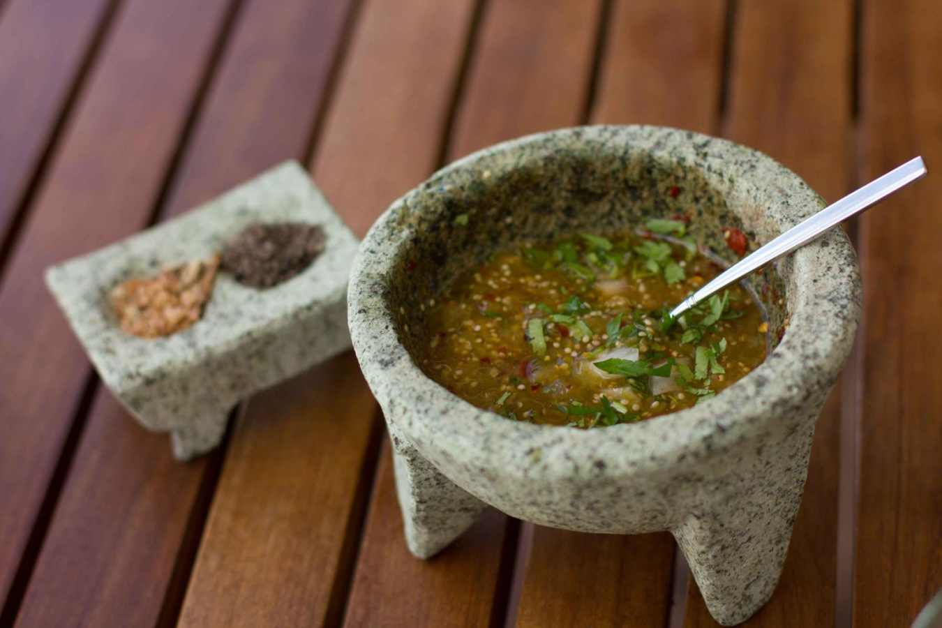 Preparing spices - A Taste of Mexico