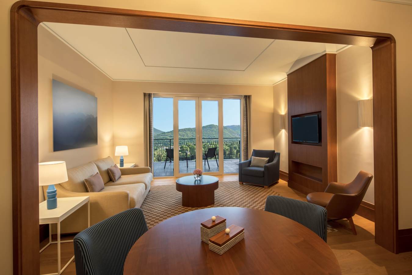 Two Bedroom Suite living room - Regent Porto Montenegro