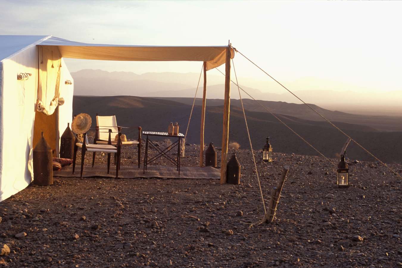 Tent views - Dar Ahlam Nomad Camp