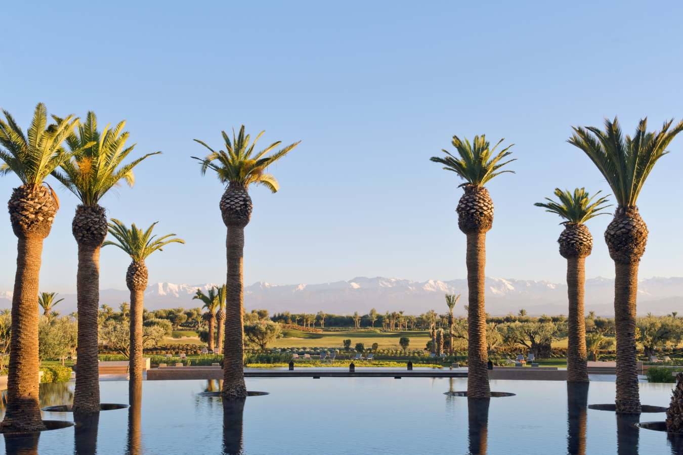 View from the lobby - Royal Palm Marrakech