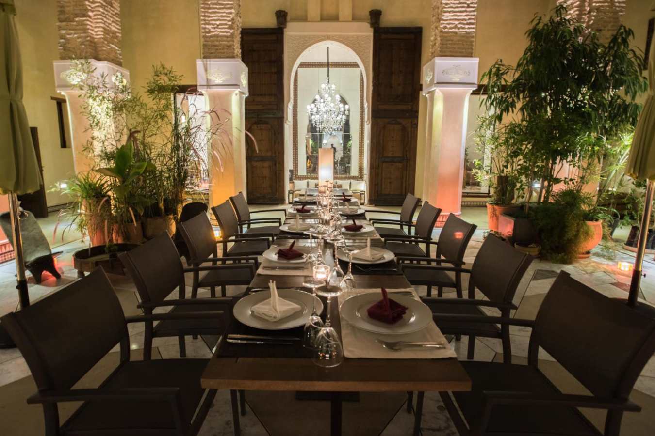 Dinner Set Up - Karawan Riad