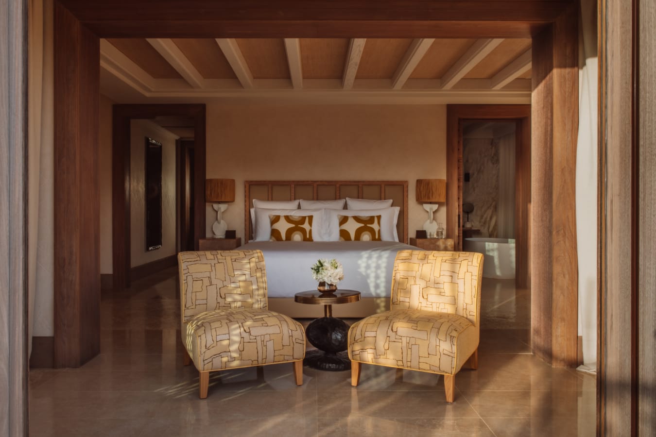 Seating area in bedroom - Royal Mansour Tamuda Bay