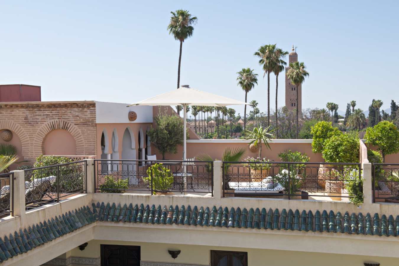 View from terrace - Villa des Orangers