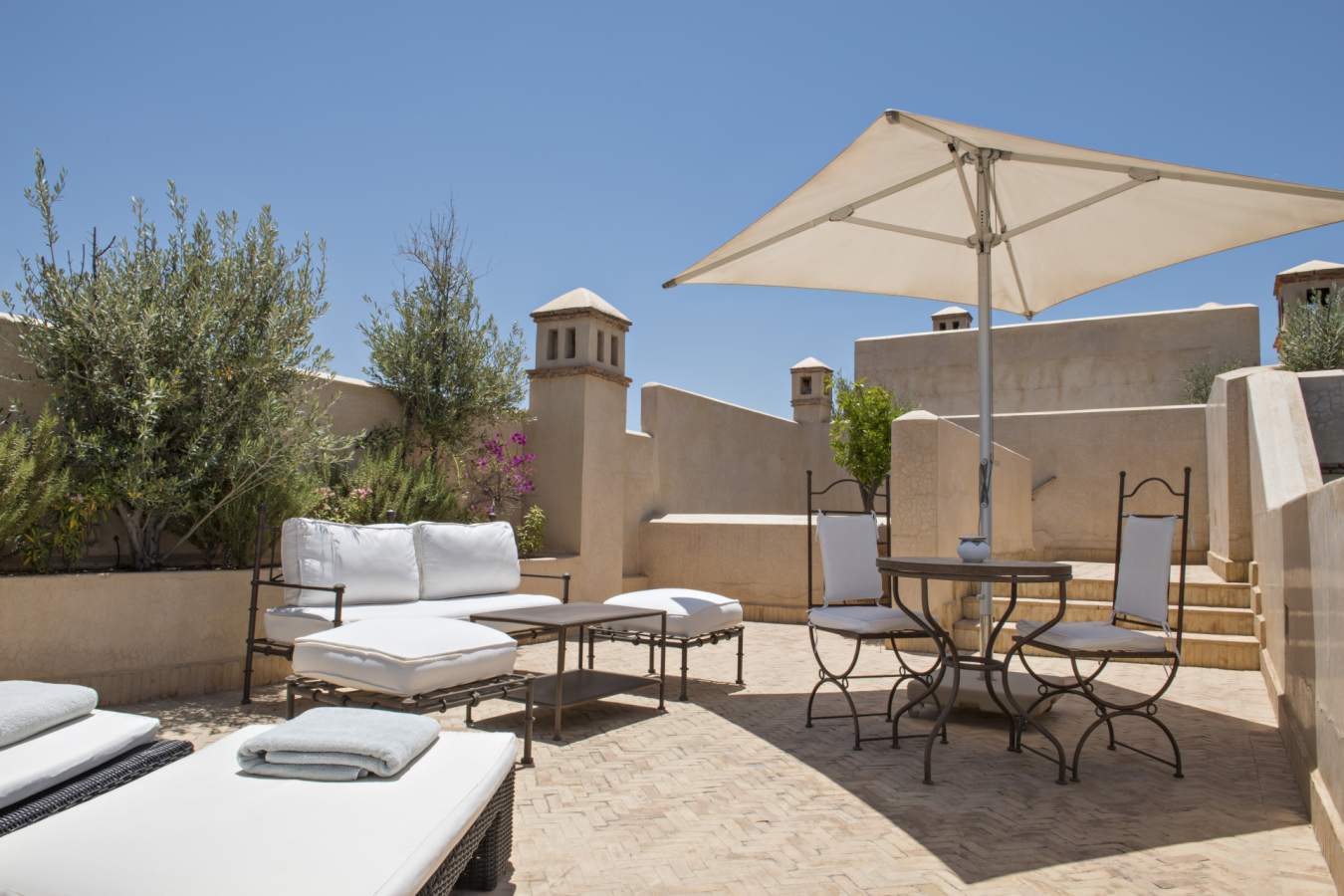 Private terrace - Villa des Orangers