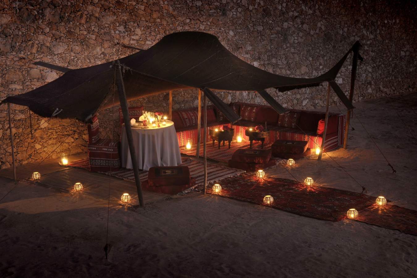 Romantic dining - Morocco Honeymoon