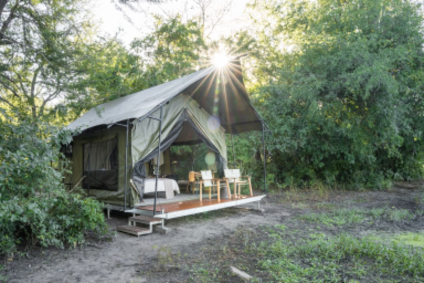 Tented room 