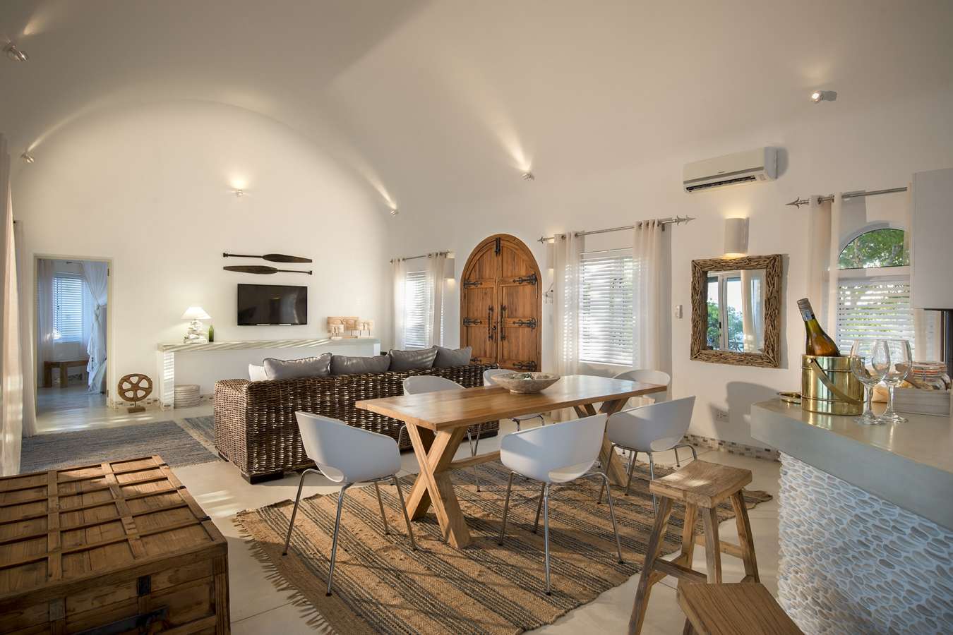 The Chapel living space - Santorini
