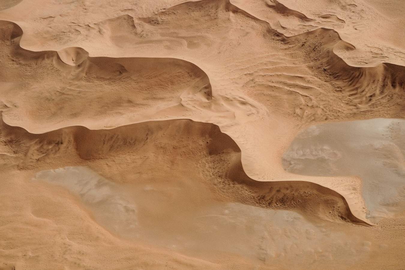 The dunes from the air - Desert Homestead Outpost