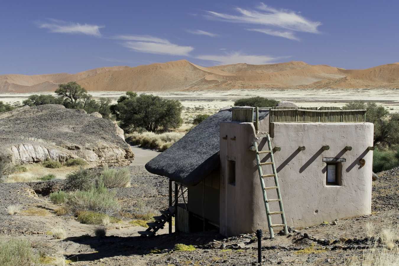 A room with a spectacular view - Kulala Desert Lodge