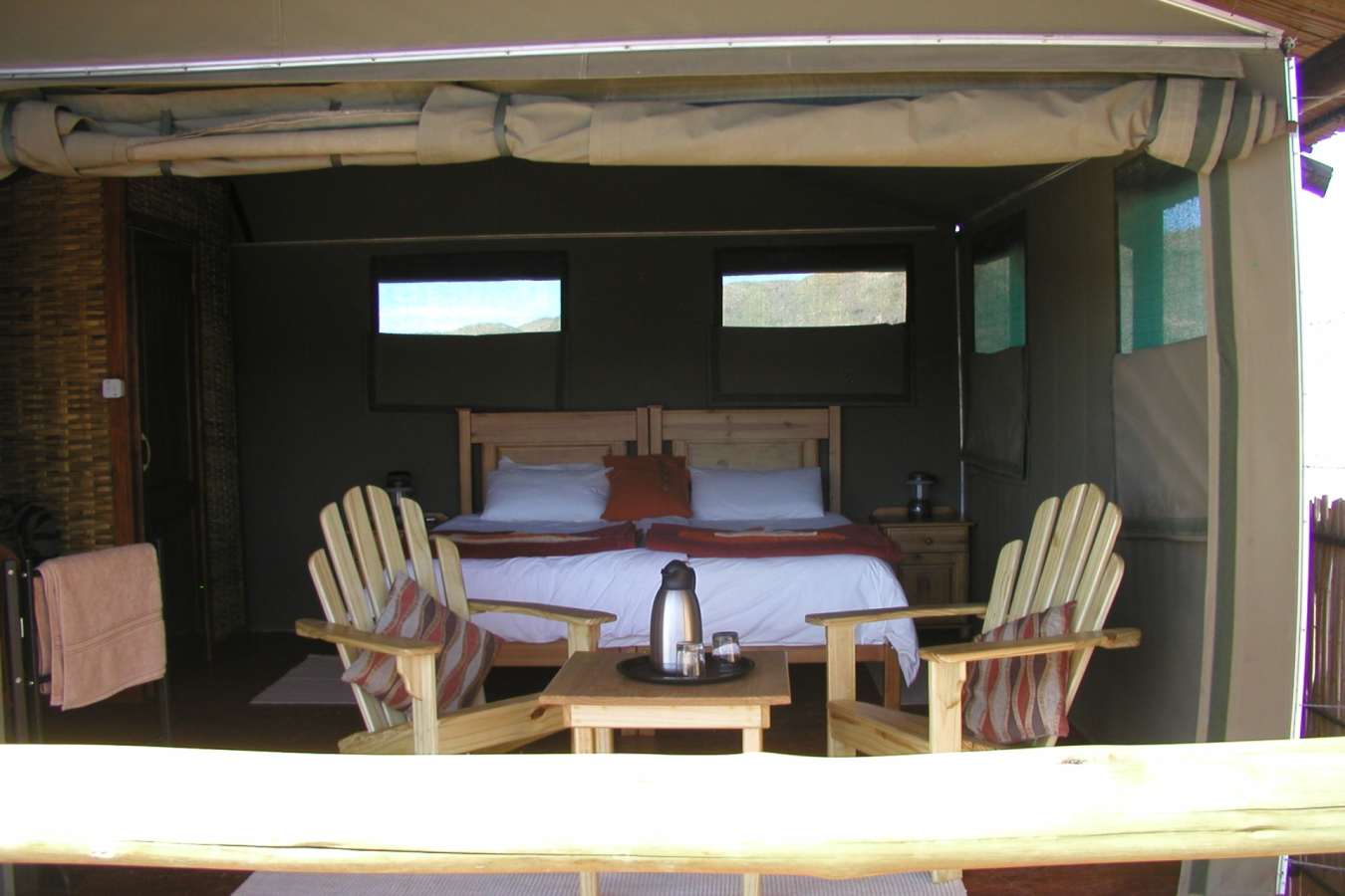 Tent Interior - Leylandsdrift Camp