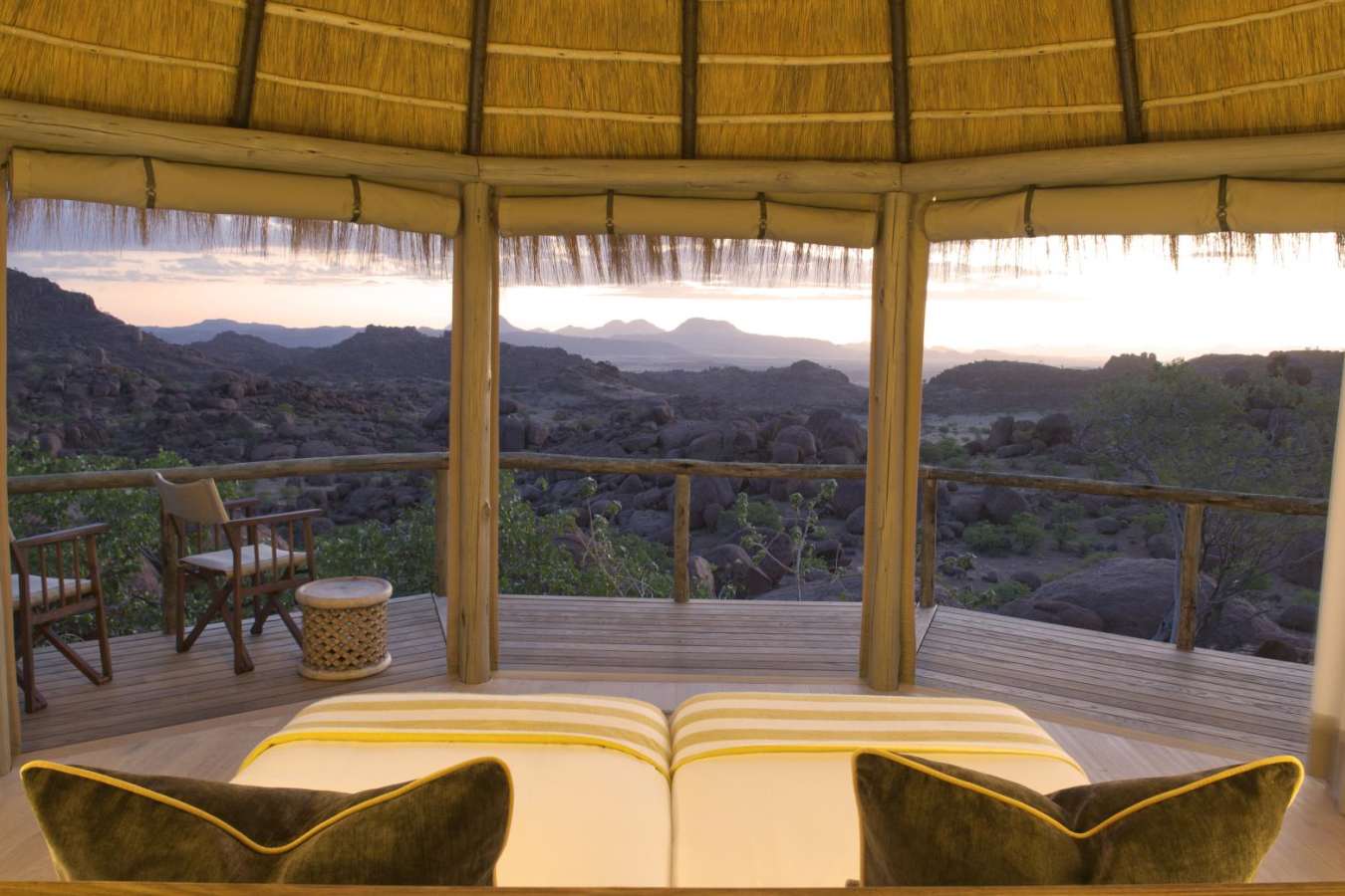 Bedroom with a view - Mowani Mountain Camp
